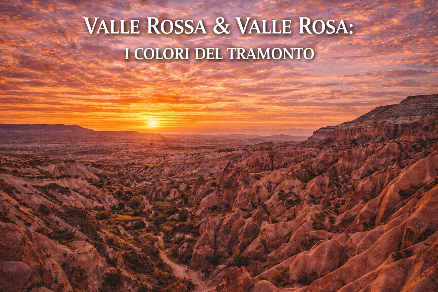 Valle Rossa & Valle Rosa: I Colori del Tramonto